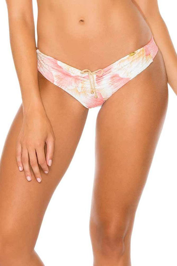 Luli Fama Costa De Luz Reversible Drawstring Ruched Brazilian